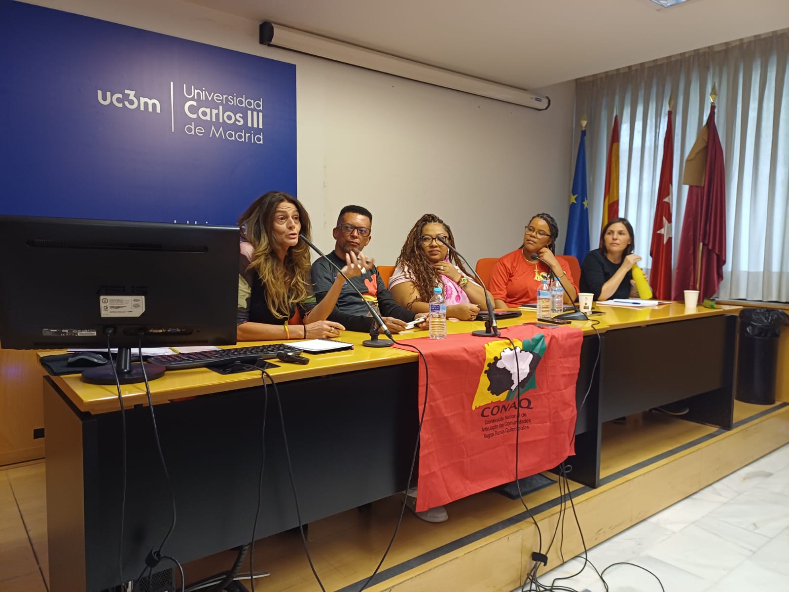 CONAQ participa de aula magna em Universidade de Madrid e apresenta dados sobre violência contra quilombolas